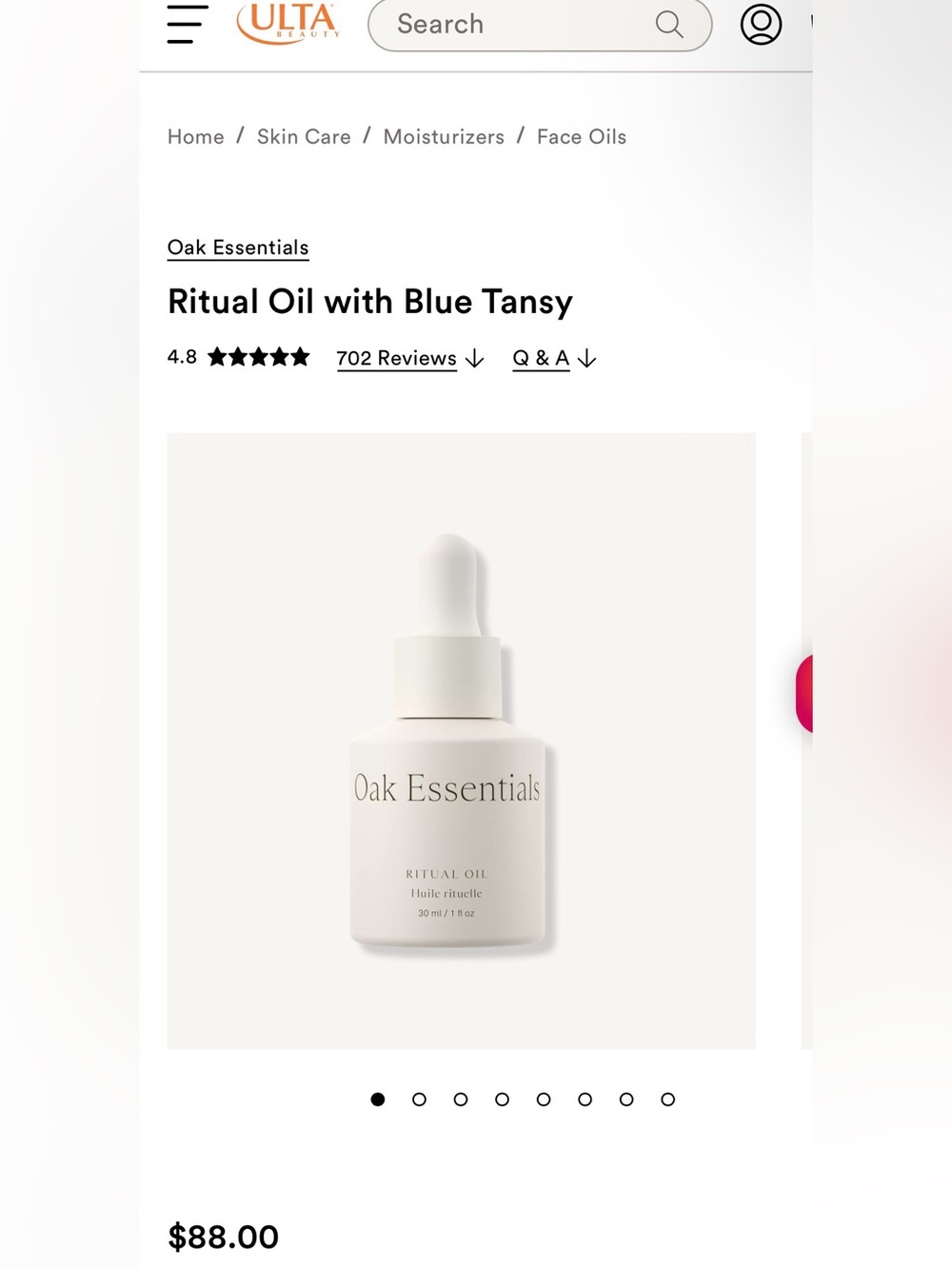 Oak Essentials Facial Ritual Oil - Picture 2 of 4